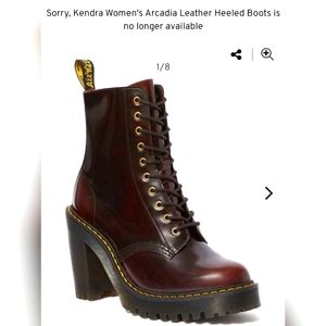 Dr. Martens Kendra Women's Arcadia Leather Heeled Boots - sz 7